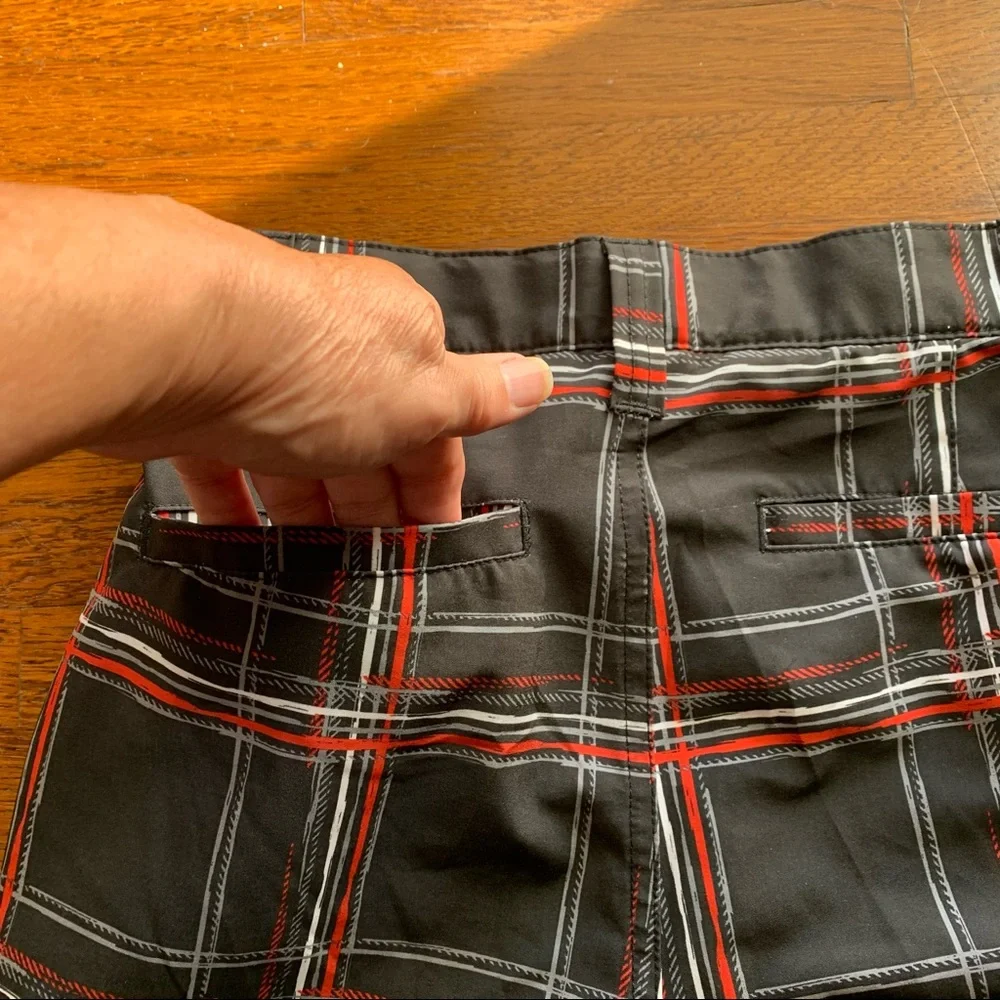 Ocean Pacific Boy’s Board Shorts Plaid Size 14